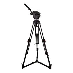 Cartoni FOCUS 18 EFP 1-St ALU System GS Stativ-Set mit Fluidkopf bis 21kg