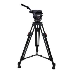 Cartoni FOCUS 22 1-St ALU System MS Stativ-Set mit Fluidkopf bis 25 kg