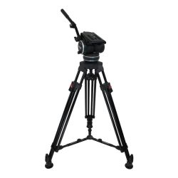Cartoni C20-S 2-St CF System MS Fluidneiger-Stativ-Set mit 100-mm-Kugel bis 35kg