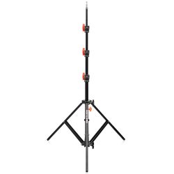 Shape ABS12 Aluminum Lichtstativ mit schwarzen Beinen bis 325 cm