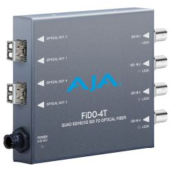 AJA FiDO-4T-MM 4-Channel 3G-SDI to Multi-Mode LC Fiber Transmitter