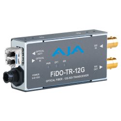 AJA FiDO-TR-12G 1-Channel 12G-SDI/LC Single-Mode LC Fiber Transceiver