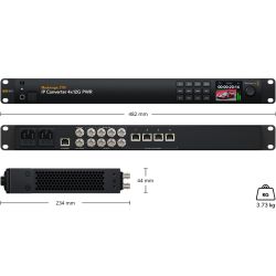 Blackmagic 2110 IP Converter 4x12G PWR