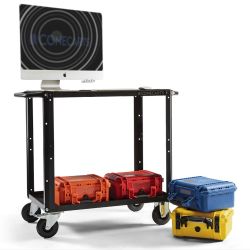 CONECARTS Small Cart - Workstation Version - zwei Ebenen (CNC1#A0A00W01R2BWS)