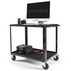 CONECARTS Large Cart - Workstation Version - zwei Ebenen (CNC1#B0A00W01R2BWS)