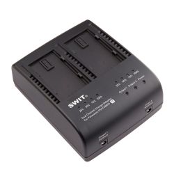 Swit S-3602D Doppelladegerät Panasonic CGA/VBD-Serie