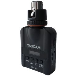 Tascam DR-10X Audiorecorder zum Aufstecken auf ein Mikrofon
