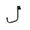 Filmcart Steel Single black pipe hook + Quick clamp with threaded hole and adapter (175)