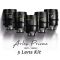 DZOFILM Arles 5-Lens Kit for PL (25/35/50/75/100mm T1.4)