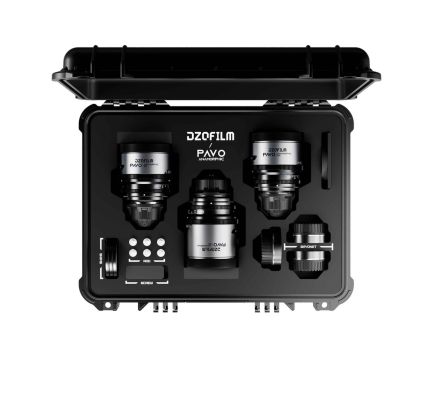 DZOFILM Pavo 2x Anamorphic 3-Lens Kit (28/40/75mm T2.1) for PL/EF Mount (S35)(DZO-PAA3PLMB)