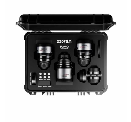 DZOFILM Pavo 2x Anamorphic 3-Lens Kit (32/55/100mm T2.1/T2.4) for PL/EF Mount (S35)(DZO-PAB3PLMN)