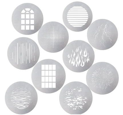 Aputure 10 Gobo Kit for Spotlight Mount