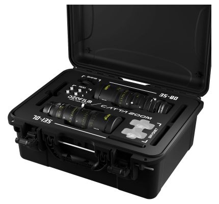 DZOFILM Cine Lens Catta Zoom 2-Lens Kit (35-80/70-135 T2.9) Black (DZO-FFCatta2E-BLK)