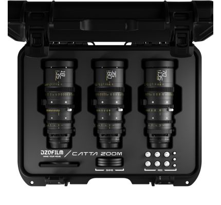 DZOFILM Cine Lens Catta Zoom 3-Lens Kit (18-35/35-80/70-135 T2.9) Black (DZO-FFCatta2E3-BLK)