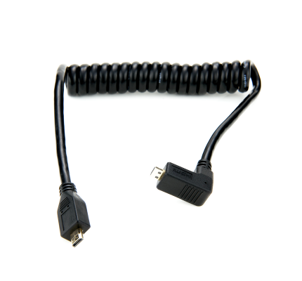 Atomos Coiled Right-Angle Micro to Micro HDMI Cable (ATOMCAB005)
