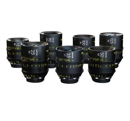 DZOFILM Vespid Prime 7-Lens Kit (25/35/50/75/100/125 T2.1 + Macro 90 T2.8) (DZO-V21B7PL-M)