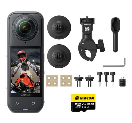 Insta360 X5 Motorcycle Bundle 8K 360 Action Cam (CINSAAHA-X501-Moto)