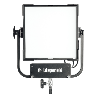 Litepanels Gemini 1x1 Soft RGBWW LED Panel (Pole-Operated Yoke, EU Power Cable) (945-1111)