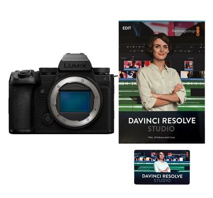 Panasonic Lumix S5IIX Camera + Blackmagic DaVinci Resolve Studio Activation Code
