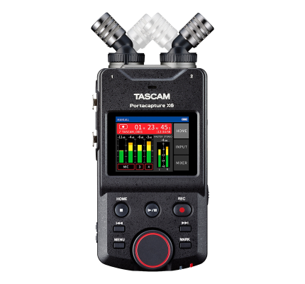 Tascam Portacapture X6 High-Resolution Multi-Track Handheld Recorder